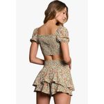 Maaji  Women's Ditsyduo Riley 2‎ Way Wear Beachwear Crop Top Size Medium Photo 1