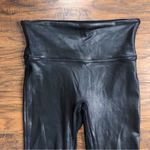Spanx • Faux Leather Leggings 2437 black coated tights shapewear high rise Photo 3