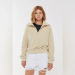 Urban Outfitters  UO Track Meet Half-Zip Fleece Popover Sweatshirt Size Small S Photo 2