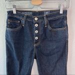 AG Adriano Goldschmied AG Isabelle Button-Up Crop Jean Dark Wash Photo 7