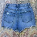 Good American NWOT  Light Blue Distressed Jean Shorts 100% cotton Photo 1