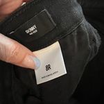 EXPRESS 8R Black Ripped Skinny Jeans Photo 4