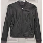 Fox Riders Co. Faux Leather‎ Light Gray Women's Three Pocket Jacket Size M Size M Photo 1