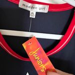 Madden Girl  Blue Top with Red Accents Size XL Photo 1