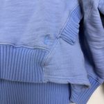 Free People Movement Solid Honey Dove Sweatshirt Pullover Womens L Blue *FLAW Photo 2