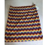 Target Pride Machine Women knit BodyCon Skirt Sz. LRG Multicolor NWT Trendy Red Size L Photo 6