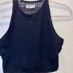 Hollister black nylon lace sleeveless crop top Photo 2