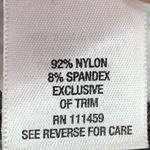 White House | Black Market Floral V-Neck Cami Top Black & White Size Medium Photo 5