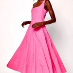 STAUD ‎ Wells Midi Dress Plumeria Size 16 Photo 0