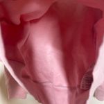 Sandro  Gena Pink Velvet Chevron Hoodie Sz 0 XS Photo 3