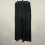 Joseph EUC   Size XS Cotton Blend Light Cable Knit pants dark green wide leg Photo 4