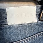 Pistola Women's Straight Jeans Size 25 Blue Raw Hem Medium Wash Photo 4