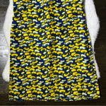 Handmade Yellow and Blue Maxi Skirt Photo 2