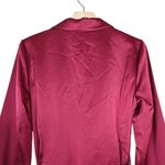Paige Womens M Havenn Tie Waist Lined Satin Blazer in Mulberry NEW Photo 4
