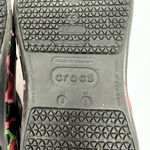 Crocs size Mens 6 womens 8 Chili pepper print restaurant food worker shoes black Photo 9