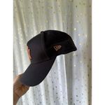 New York Yankees Women's Metallic Rose Gold New Era 9Forty Strap Back Hat Cap Black Photo 2