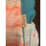 Sun N' Sand Flamingo Large Zip Top Canvas Shoulder Bag Elastic Side Pockets Pink Photo 5