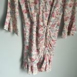 Veronica Beard Sean Floral Silk Rouched Dress 4 Photo 6