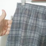 Pendleton  10 Gray Lavender Plaid Wool Skirt Suit Set Plus Photo 5