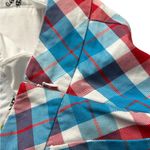 Royal & Awesome Womens Golf Skort Skirt Plaid Preppy Size 8 Blue Photo 3