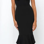 Here Comes the Sun Black Hello Molly Dress Midi (The Hills Black Dress) Photo 0