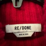 RE/DONE REDONE Red Turtleneck Sweater Women’s Red Size Small Photo 5