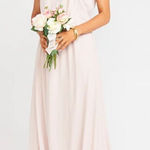 Show Me Your Mumu Womens  Kendall Soft Peach Long Maxi Dress - Sz S Photo 0