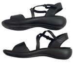 NEW Romika Women’s Ibiza Schwarz Black Leather Casual‎ Ankle Strap Shoes EU 37 Size 6 Photo 4