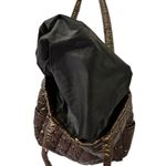 Brown Puffer Quilted Tote Bag Shoulder Bag 14 x 12 x 3.5 Inches Photo 7