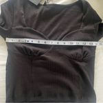 Brave Soul  London Liliana Black‎ Square Neck Crop Top NWT Size M Photo 8