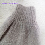 New! DESIGNER REMIX CHARLOTTE ESKILDSEN tyler Short Sleeve Wool Blend Sweater Gray Photo 3