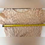 Free People  Floral Mesh Lace Overlay 3/4 Sleeve Peach 12 Photo 6