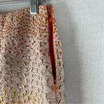 HD in Paris Anthropologie  100% Linen Embroidered Floral Skirt Photo 2