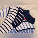 NEW STAUD Hampton Mini Sweater Knitted Dress in Adriatic Stripe Sz S Blue Photo 5