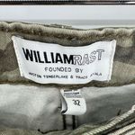 William Rast  Skinny Green Camo Jeans with‎ Front Zippers Size 32 Photo 4