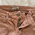 Free People Women’s  Pink Frayed Hem Pants size 26 Photo 4
