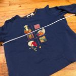 VTG Bobbie brooks navy blue Fall sweater Size 2X Photo 5