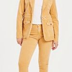 Dear John Denim Heather Color Corduroy Academia Blazer Sunset Gold Size Small Photo 1