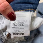 Topshop  moto Leigh blue skinny distressed jeans! Photo 4