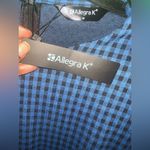 Allegra K NWT Blue Checkered Women's Dress size Medium Photo 4