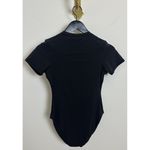 SKIMS Fits Everybody T-Shirt Bodysuit in Onyx Black Size Medium Photo 5
