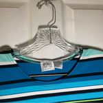 Jason Maxwell  Blue/Black Striped Short Sleeve Tee size 1X Photo 3