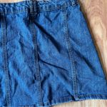 Highway Jeans Highway HWY Womens M Skirt Blue Jean Button Up Denim Y2K 90s Summer Vibes Beach Photo 11