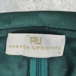 Amanda Uprichard  Emerald Green Off‎ The Shoulder Midi Pencil Dress Sz M Photo 2