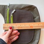 Baggallini Olive Green Nylon Crossbody Bag with Bright Lime Green Accents Photo 2