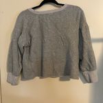 I.MADELINE Gray Sweatshirt with Floral Embroidery Size S Photo 1