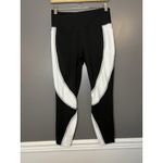 Avia Leggings Womens Medium Black White Colorblock Ankle Athletic Yoga Pants Photo 1