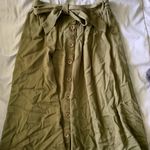 Modcloth Olive Green Skirt Photo 0