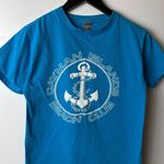 Vintage Cayman Island T Shirt Blue Small S Single Stitch USA Anchor Graphic Tee Photo 11