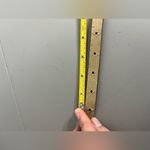 Genuine Leather Leopard Cheetah Print Dyed Real Animal Fur Vintage Belt 37”Waist Yellow Photo 10